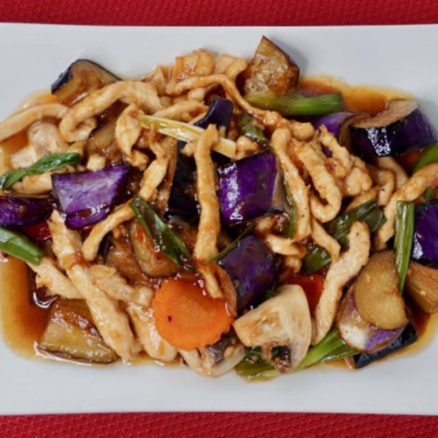 Eggplant Chicken.