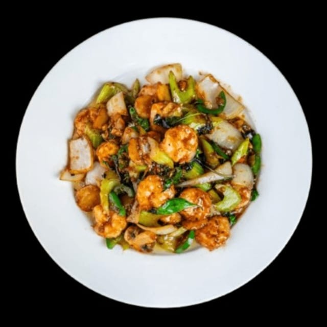 Basil Shrimp.