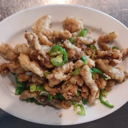 Crispy Spicy Pork.